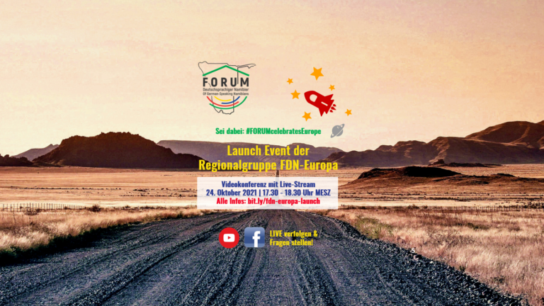 Read more about the article Launch Event FDN-Europa: Europa für Namibia