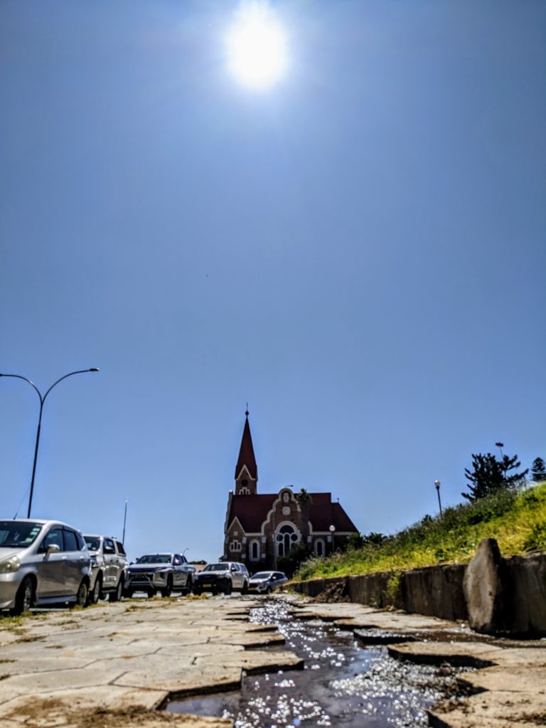 Christuskirche near Independence Memorial Museum | Windhoek / Namibia | May / Mai 2022 |  FDN-Europa | CC BY-SA 4.0