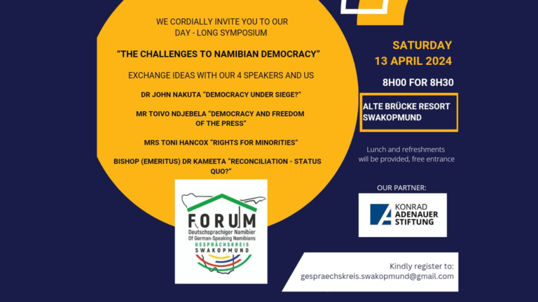 Read more about the article FDN-Symposium: The Challenges to Namibian democracy